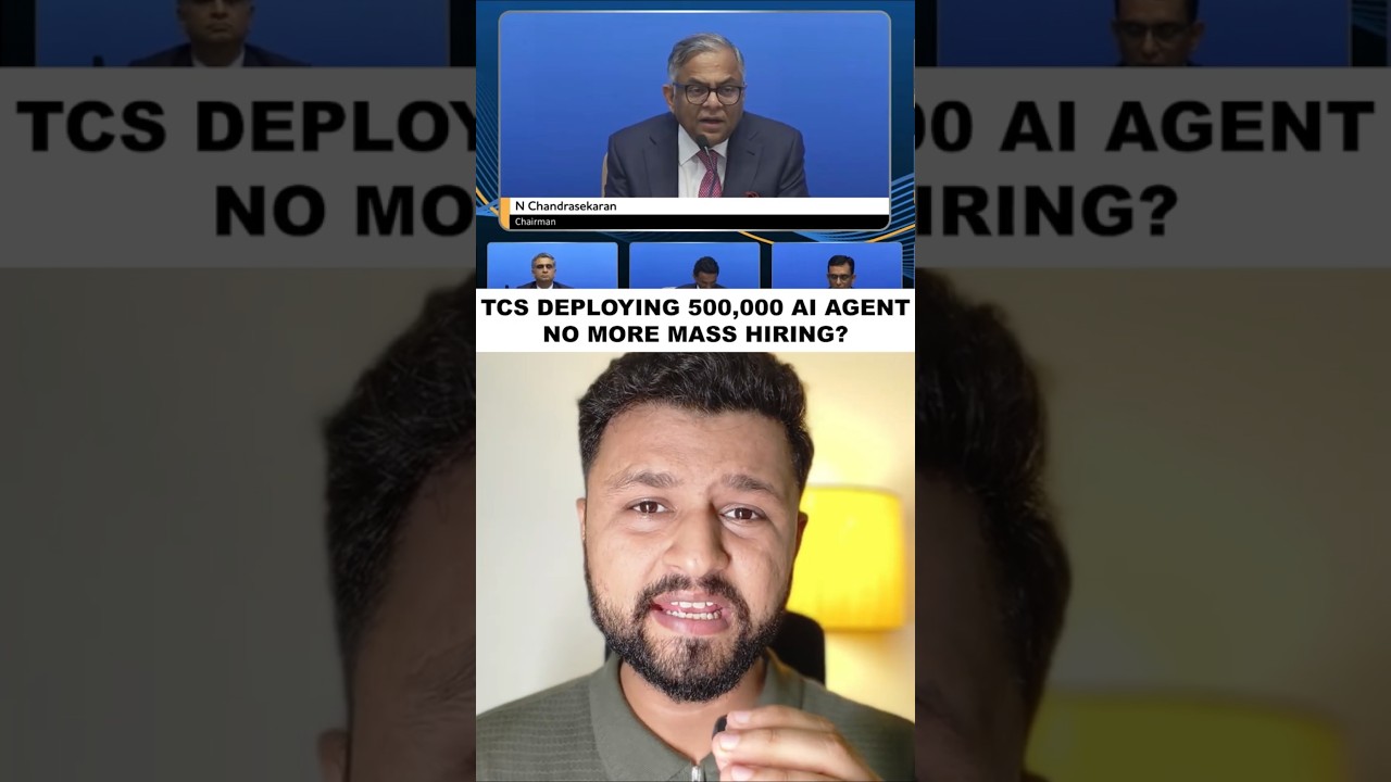 TCS to Reduce Hiring and Deploy 5 Lakh AI Agents