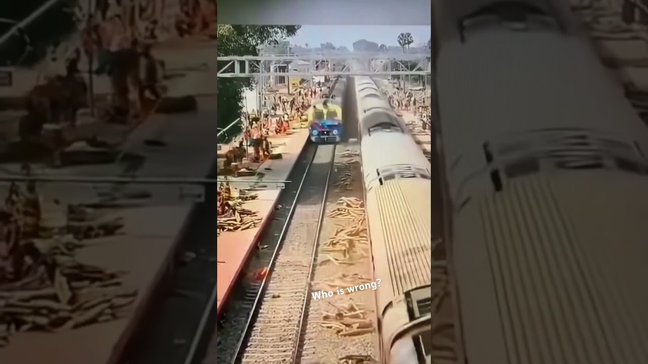 Big surprise for her #watchedit severaltimes #trainpassby #wood #share  #subscribe #poorwomen