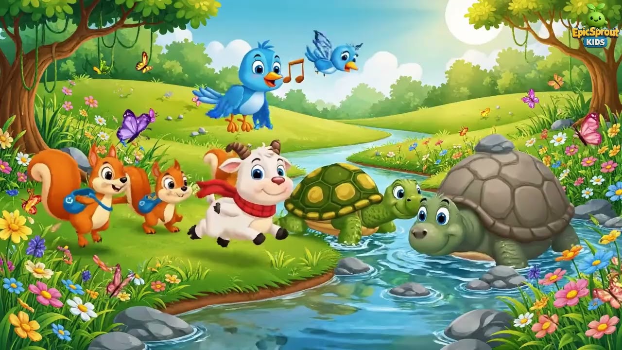 French | La Chèvre en Mission à la Montagne ! | Goat on a Mountain Mission | kids song
