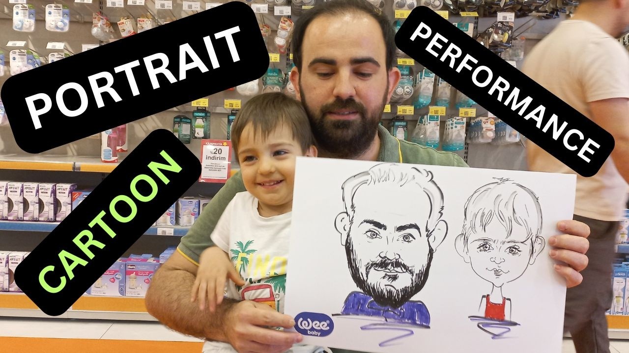 My first cartoon performance video on YouTube #cartoon #portraitdrawing #cartoonportrait