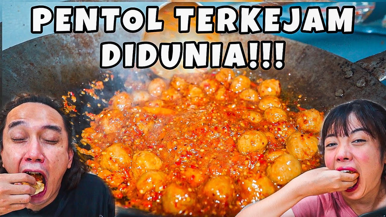 JANGAN DITIRU! PEDASNYA BAKSO PENTOL SETAN GUYUR CABE NERAKA!!!