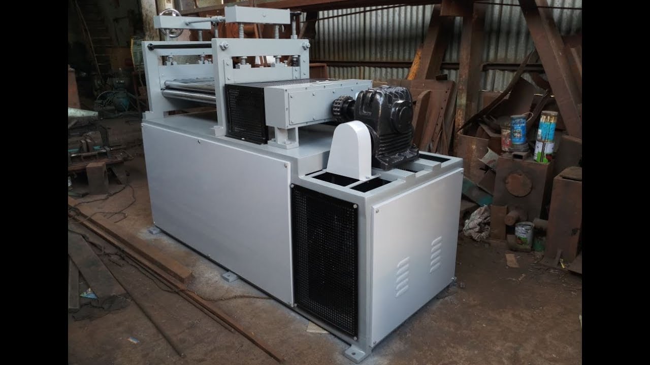 Steel sheet leveling machine - sheet straightening machine (by REAL TECHNO)
