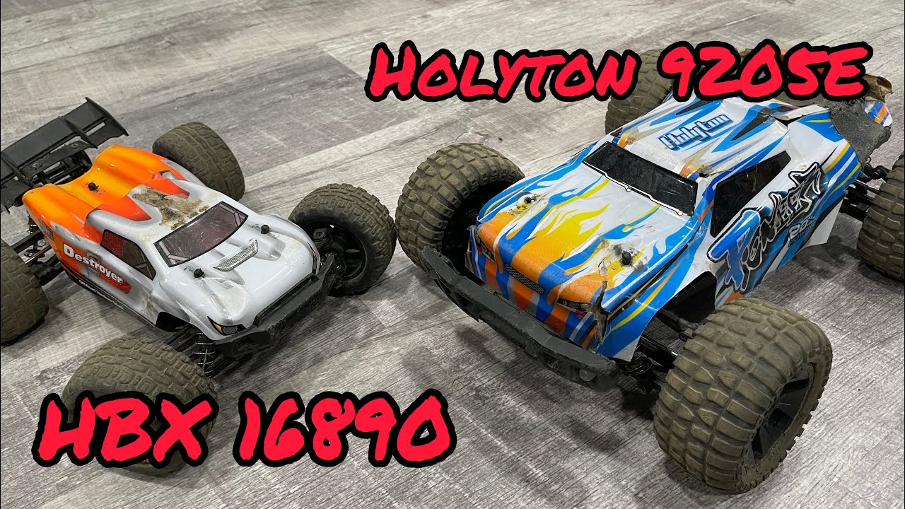 TWO BRUSHLESS RC CARS with TWO RAMPS | home made course