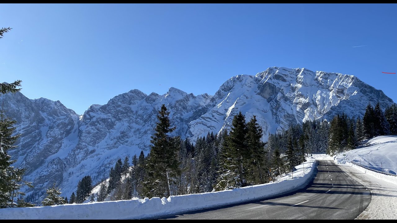Rossfeld Panoramastraße im Berchtesgadener Land. Höchstgelegene Panoramastraße in Deutschland.