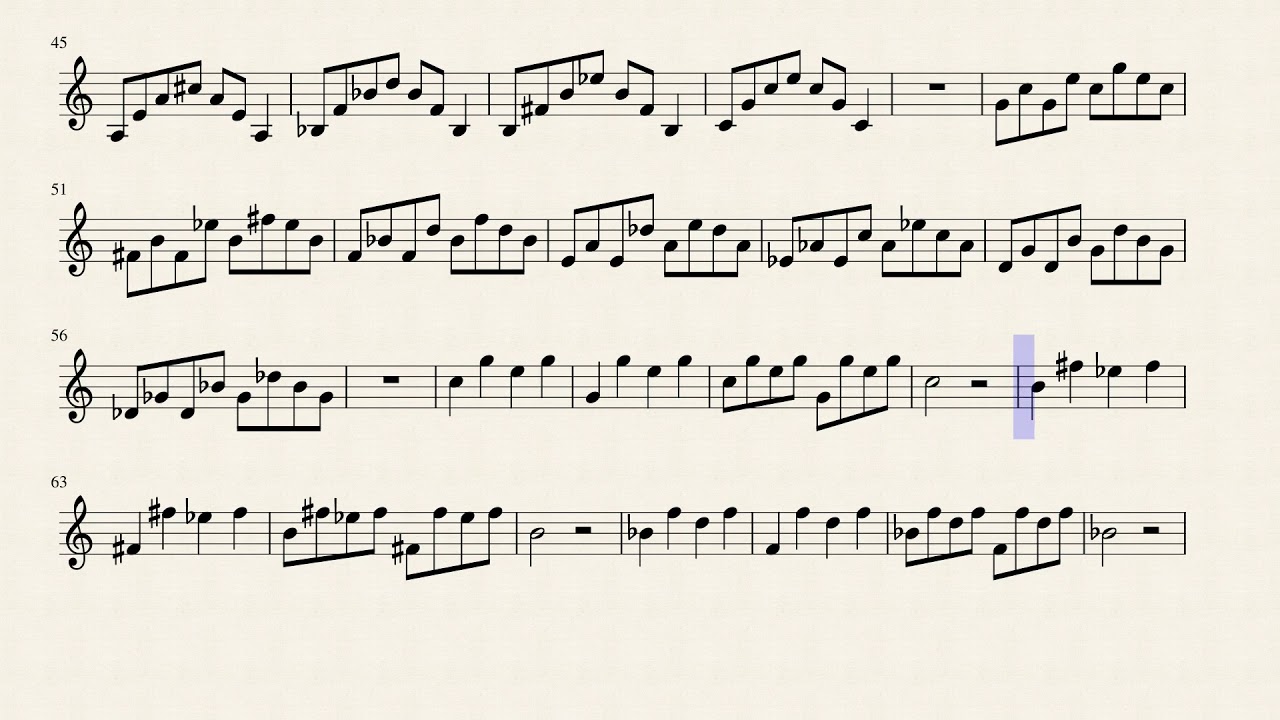 Mellophone Warm Up