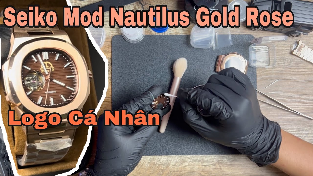 Seiko Mod Nautilus Custom Logo Cá Nhân phần 1