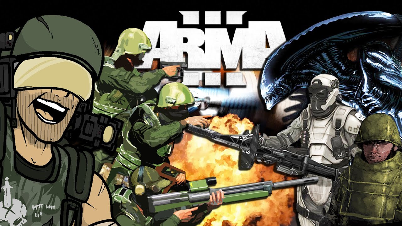 ALIENS FRONTIER WAR | Неудачный день для колониального пехотинца в Arma 3