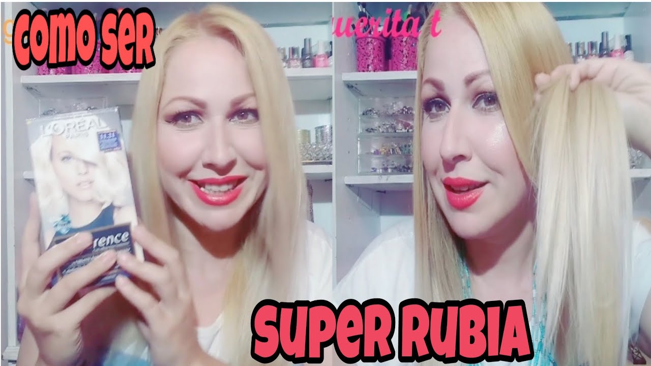 Mi rutina del Tinte actualizada RUBIO cenizo ultra claro probando  tinte de Loreal