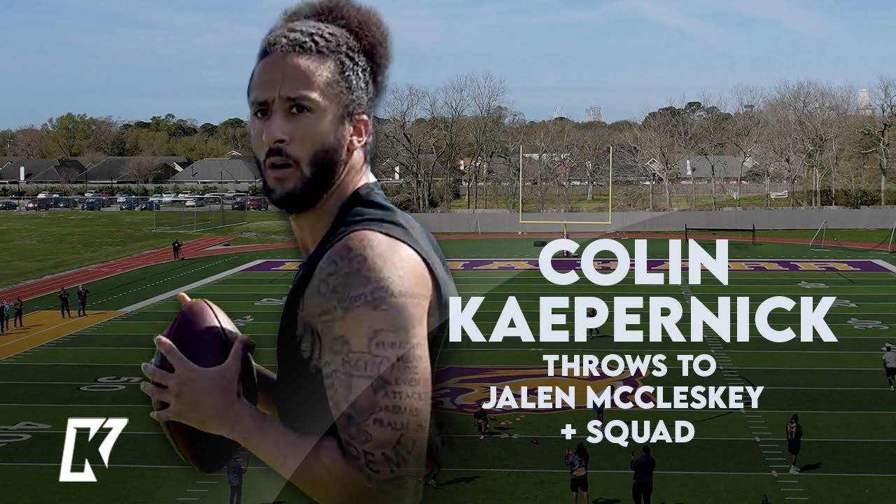 Colin Kaepernick Workout w/ Jalen McCleskey + Squad | New Orleans, LA