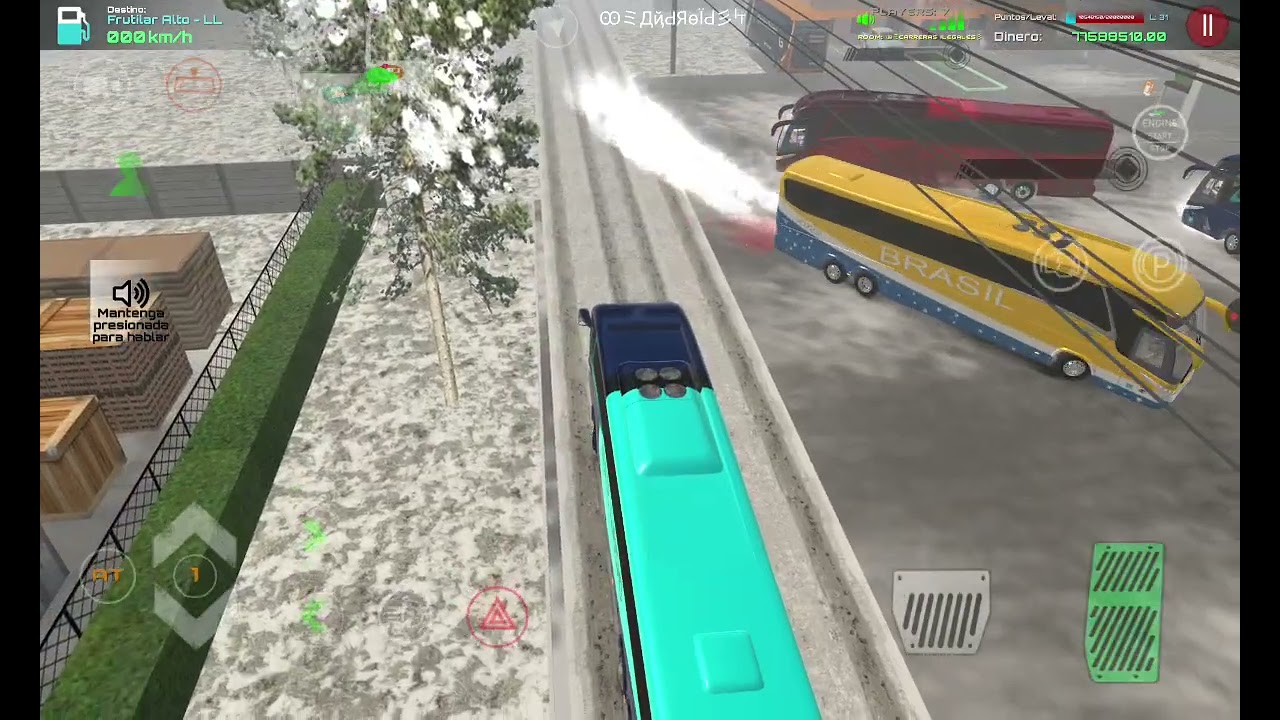 Driver's Jobs Online Simulator. Convoy en buses Marco Polo G7. Mapa de Chile.
