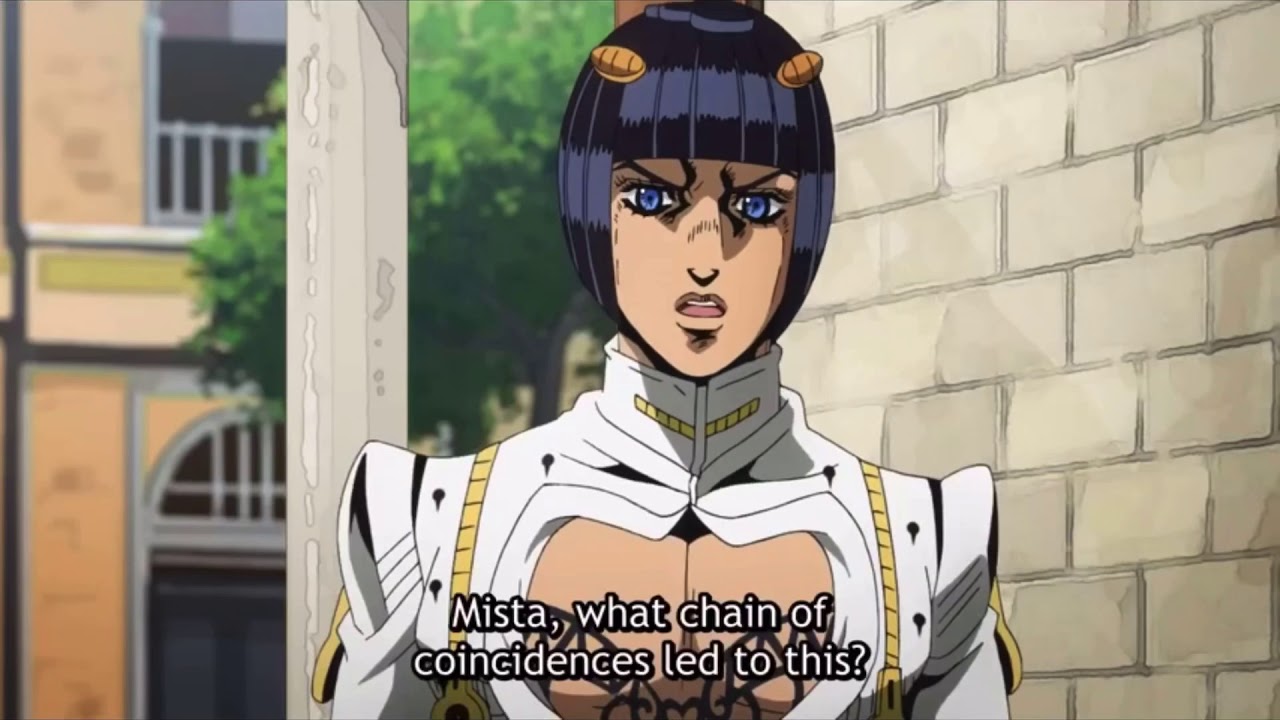 Jojo Golden Wind Ep 39 Fugo Crawls out of Car