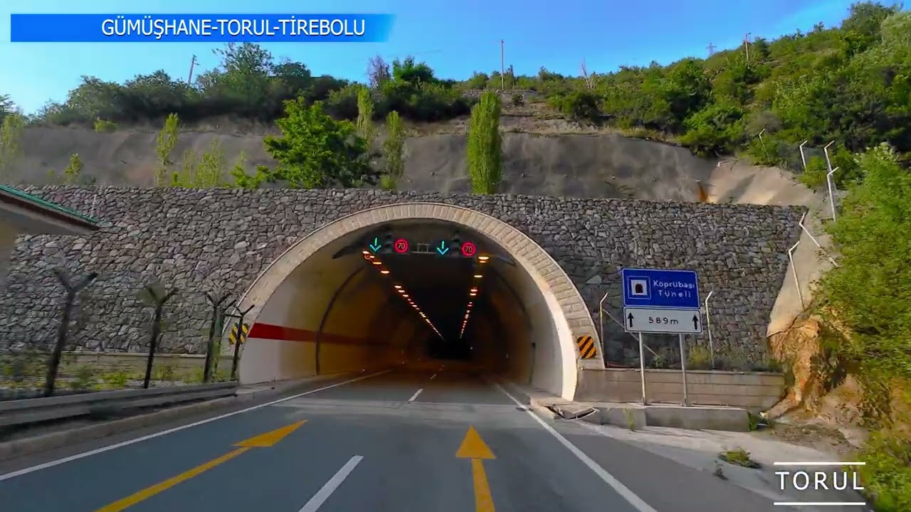 GÜMÜŞHANE  - TORUL - KÜRTÜN  - TİREBOLU  SÜRÜŞ 4K HDR DOLBY VISION