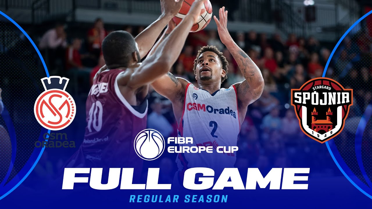 CSM CSU Oradea v PGE Spojnia Stargard | Full Basketball Game | FIBA Europe Cup 2024-25