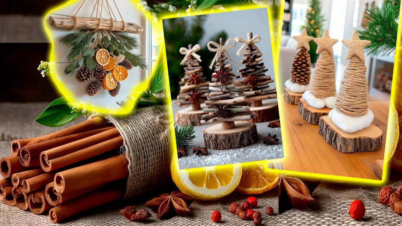 No-Buy Christmas Tree Decorations | DIY Rustic Ornaments with What You Already Have