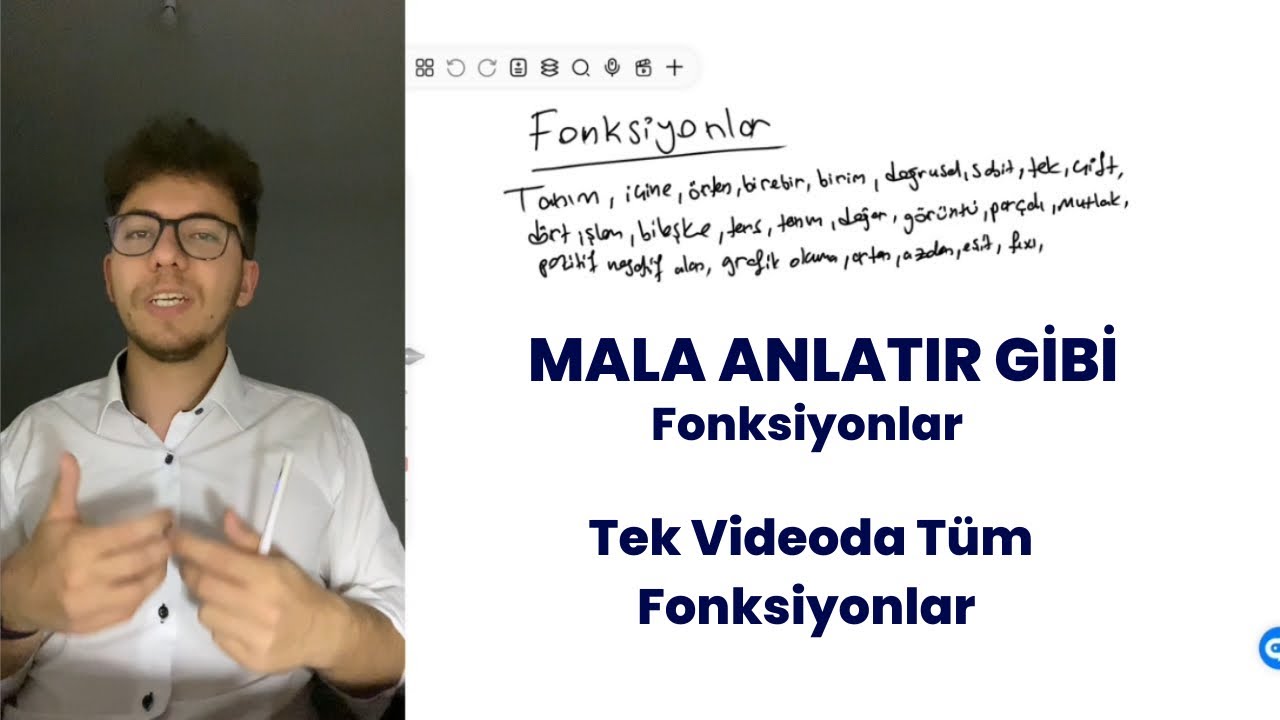 20) FONKSİYONLAR |  tek videoda mala anlatır gibi fonksiyonlar dersi