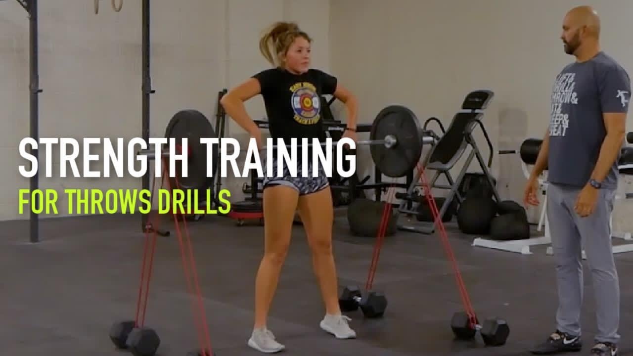 Strength Training for Throws Drills / Shot Put and Discus