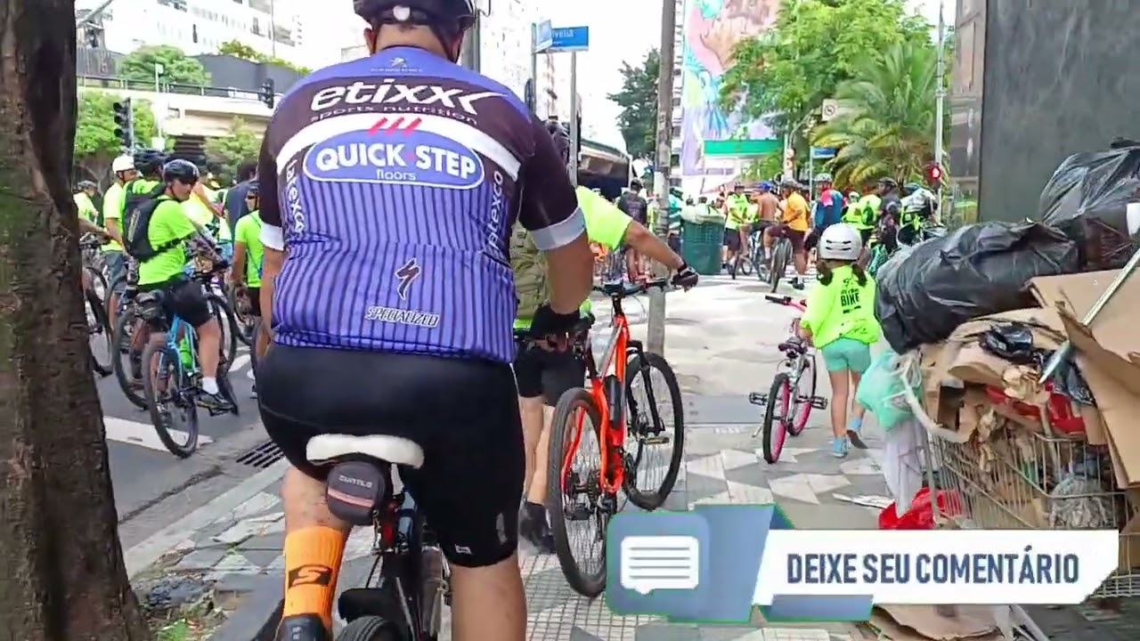 Congestionamento de ciclista s bora de bike .