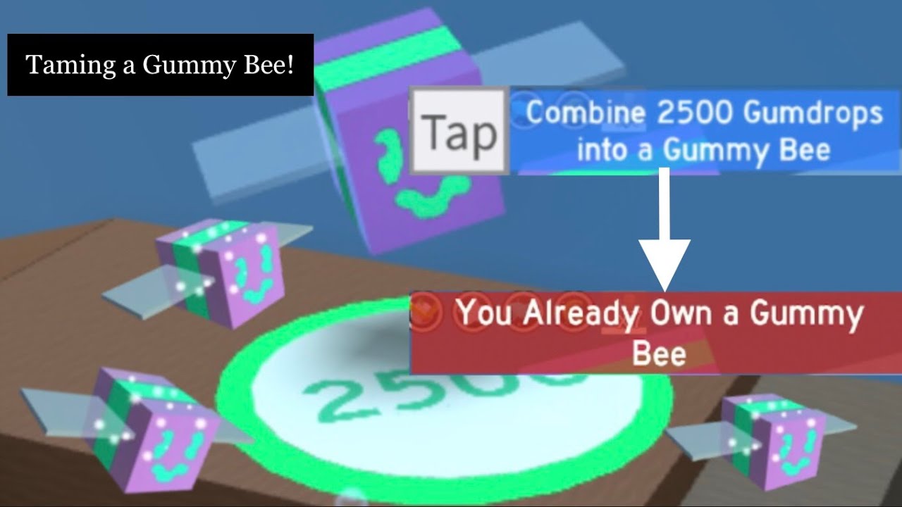 Claiming a Gummy Bee! | Bee Swarm Simulator
