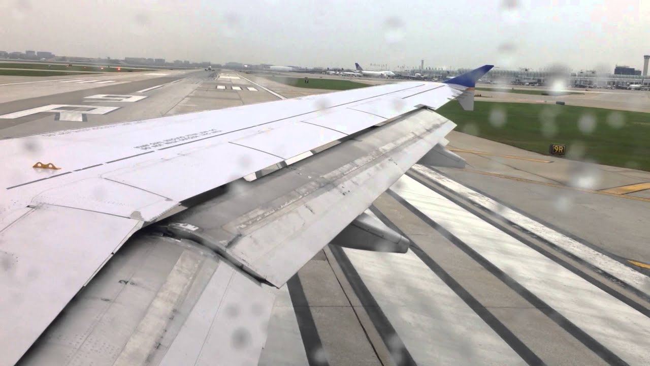 [HD] United Airlines Airbus A320 Takeoff O'Hare (ORD/KORD)