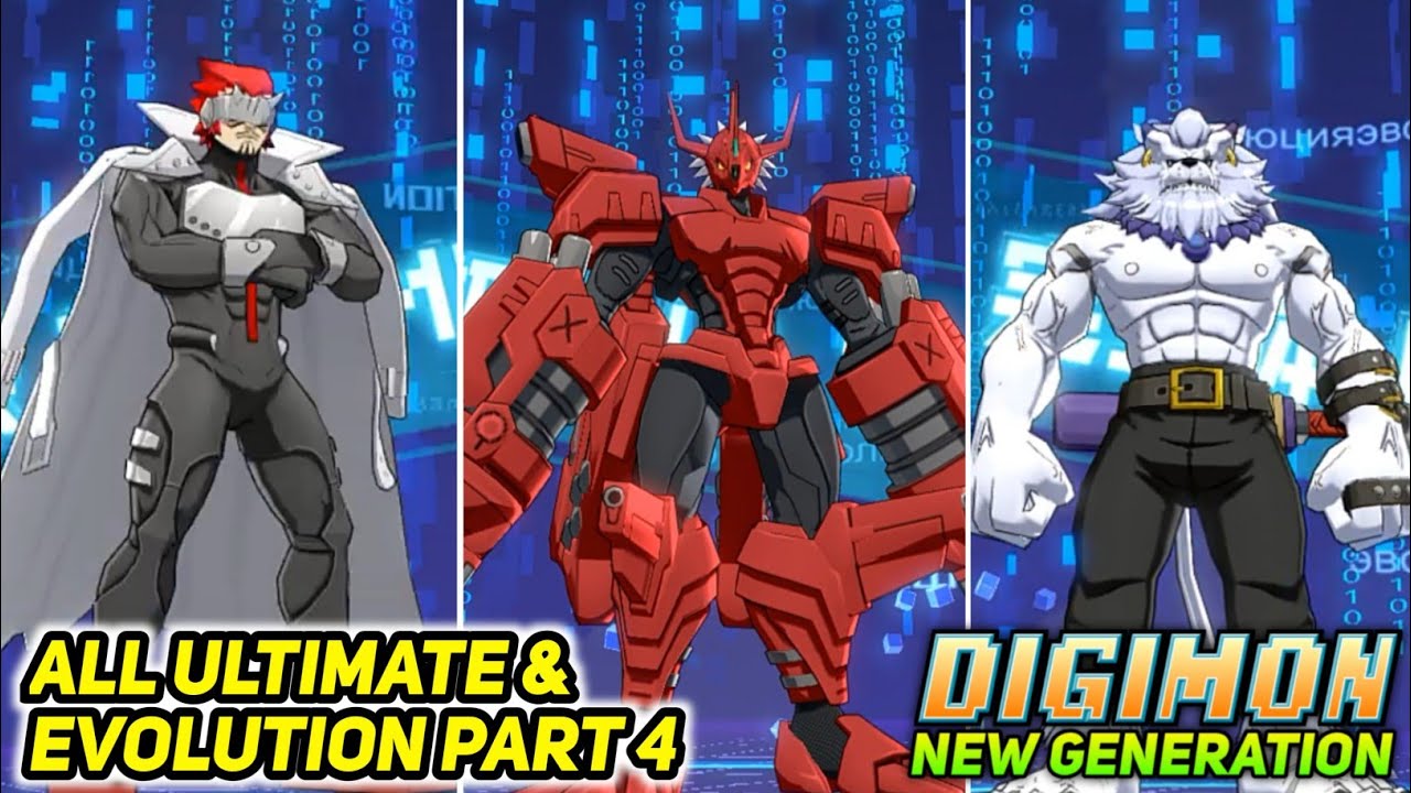 Digimon: New Generation - All Ultimate & Evolution Part 4