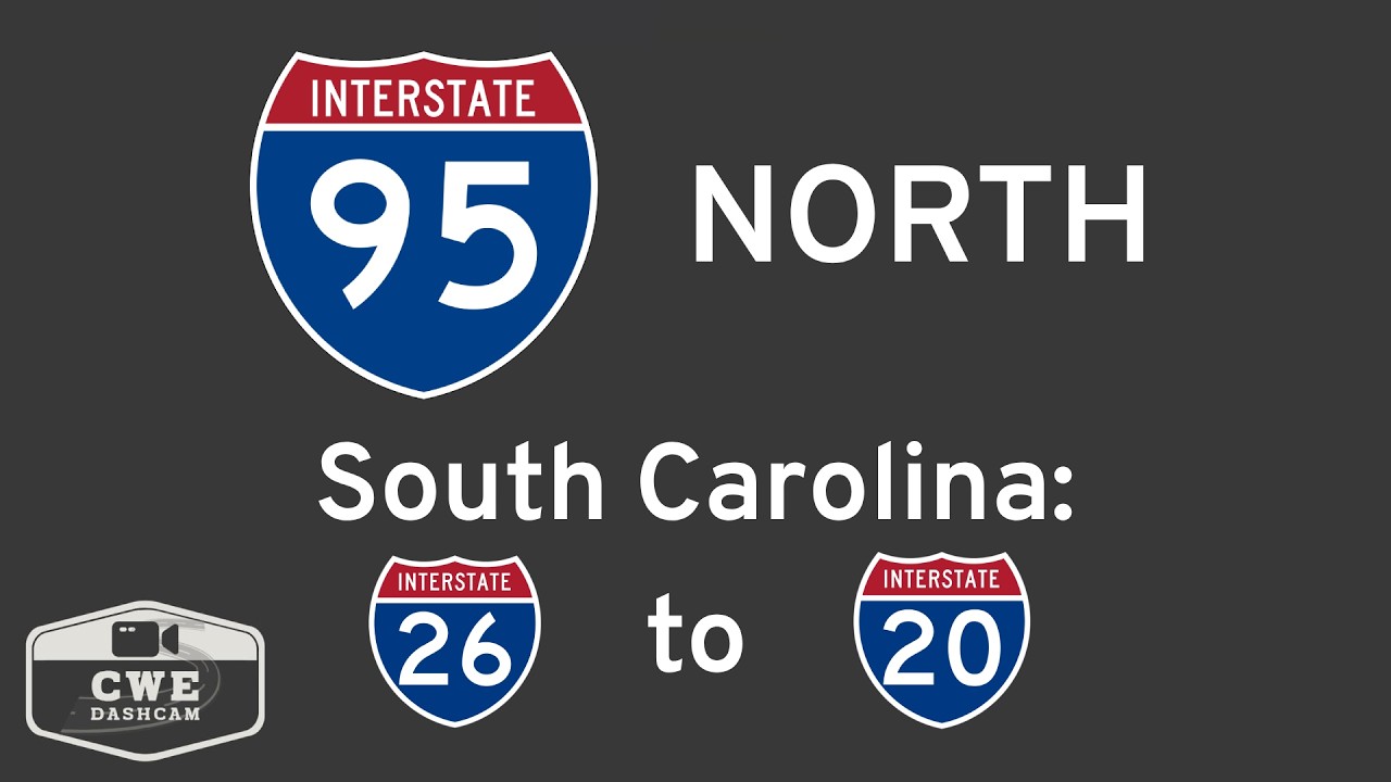 Driving I-95 North in South Carolina from I-26 to I-20 in Florence: Mostly the same since the 1970s