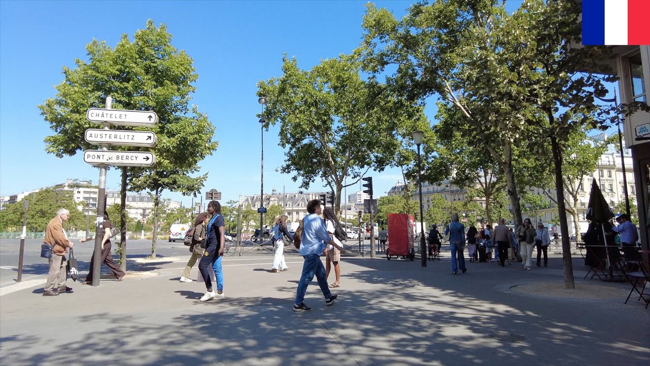 🇫🇷☀️【4K】Paris Walk: Porte d’Ivry, Quais de la Gare & Austerlitz (July 9, 2025)
