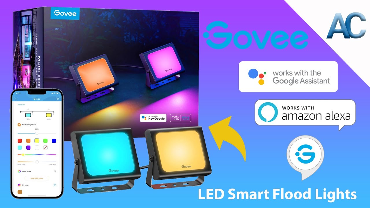 Govee RGBIC LED Smart Flood Lights | Come illuminare al Top il nostro giardino e non solo!