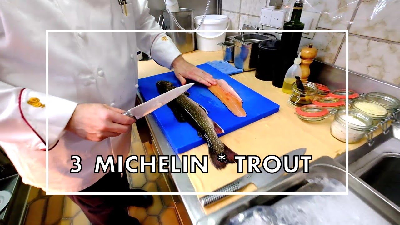 AMAZING TROUT DISH at 3* Bareiss Restaurant: from Buhlbachtal Trout Farm to 3 Michelin star dish!