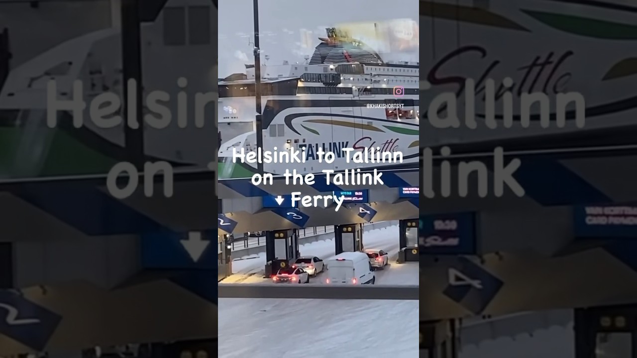 Экскурсия на пароме Tallink MyStar Хельсинки - Таллинн. #паром #tallink