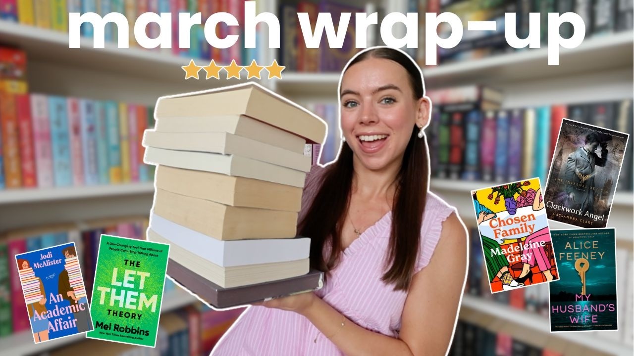 Давайте поговорим обо всех книгах, которые я прочитала в марте! 📚⭐️ *Подведение итогов марта*