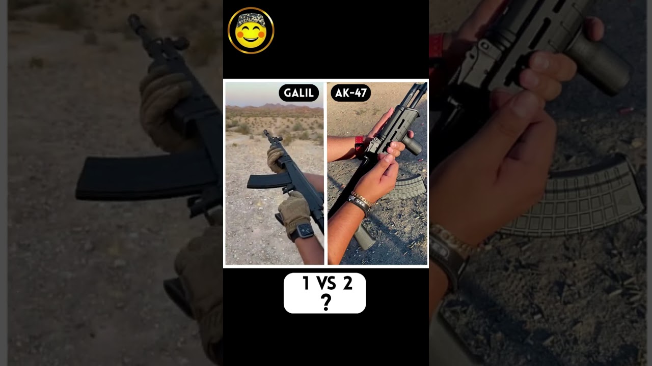 GALIL VS AK - 47     #shooting #ak47 #rifle #guns #asmr #shorts