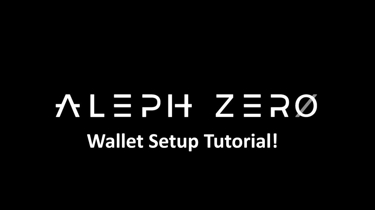 How to set up Aleph Zero (Azero) Wallet