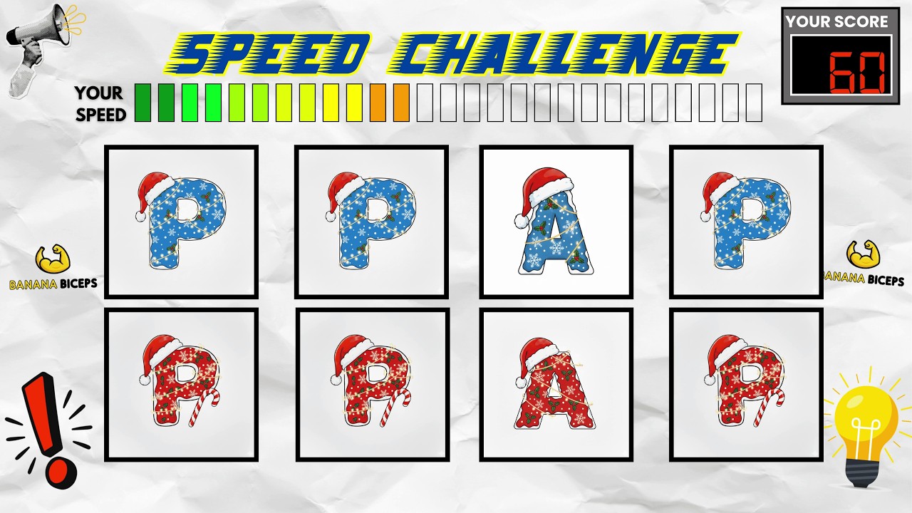 Slow to Fast Say The Word On Beat Challenge 74 | Speed Challenge | Fast Rhythm Test