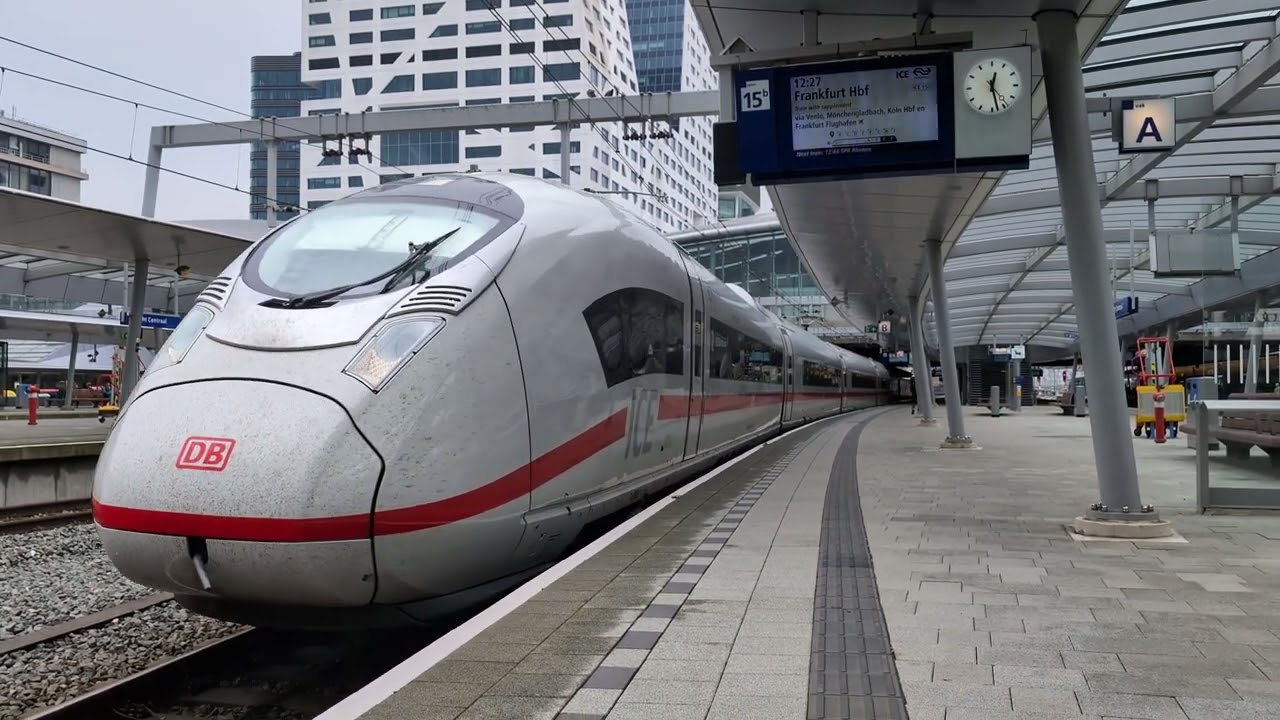 ICE 3 NEO vertrekt van station Utrecht centraal!