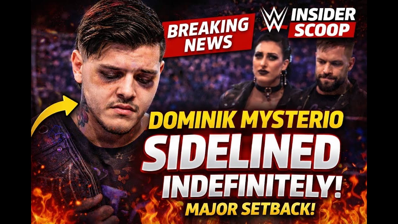 BREAKING: Dominik Mysterio Sidelined Indefinitely – WWE in Shock