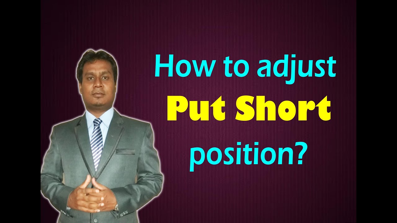Put short adjustments [HINDI]. Option strategy adjustments.