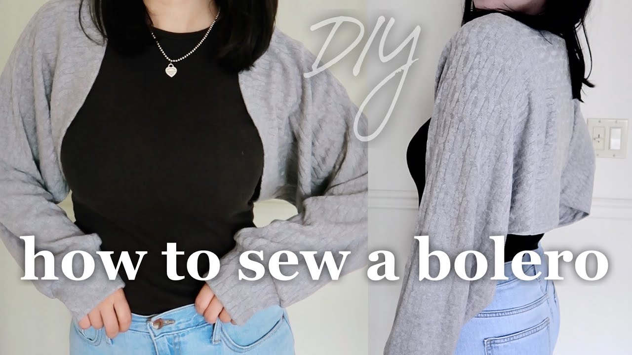 Easy Bolero Shrug Sewing Tutorial