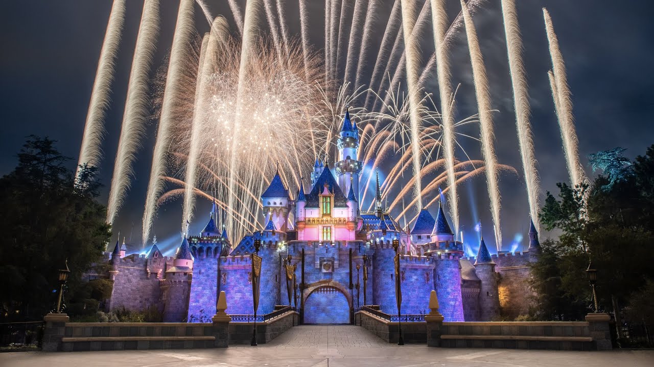 Disneyland Forever Fireworks 2022 | Front Castle View