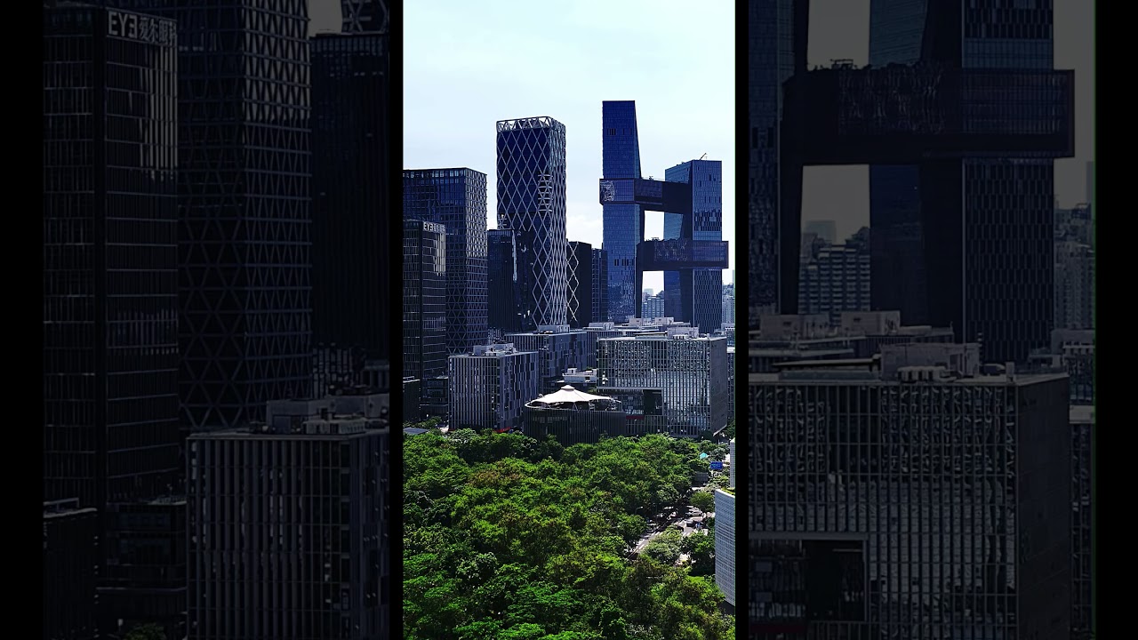 Shenzhen City Aerial View
