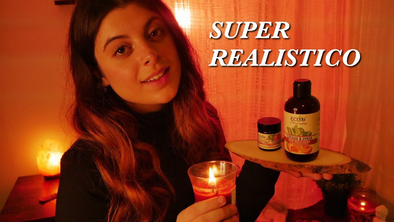 MASSAGGIO RILASSANTE in SPA AUTUNNALE🍁  | layered sound | cozy autumnal roleplay | ASMR ITA
