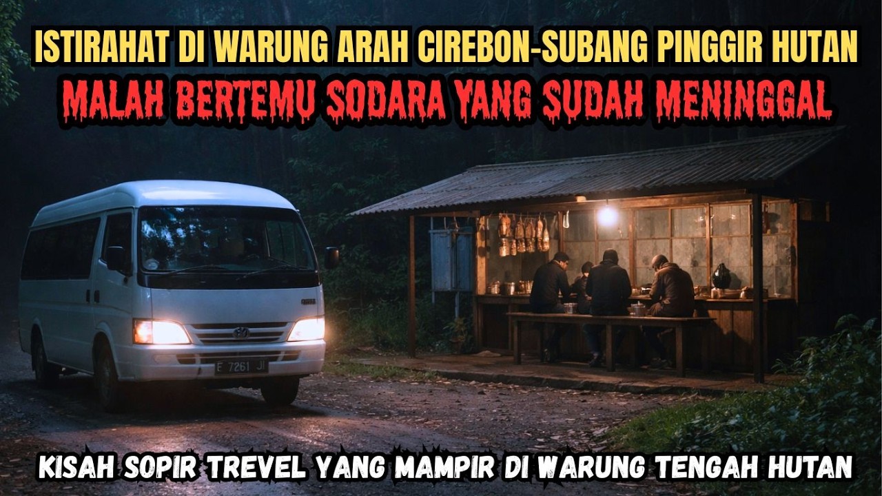 ISTIRAHAT DI WARUNG ARAH CIREBON-SUBANG PINGGIR HUTAN.MALAH BERTEMU SODARA YANG SUDAH MENINGGAL
