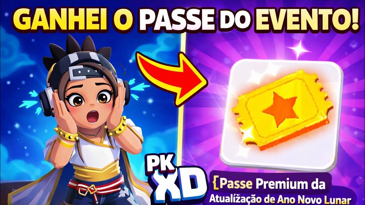 PK XD: Veja como ganhei o Passe Premium Lunar New Year Update #pkxd #pkxduniverse 