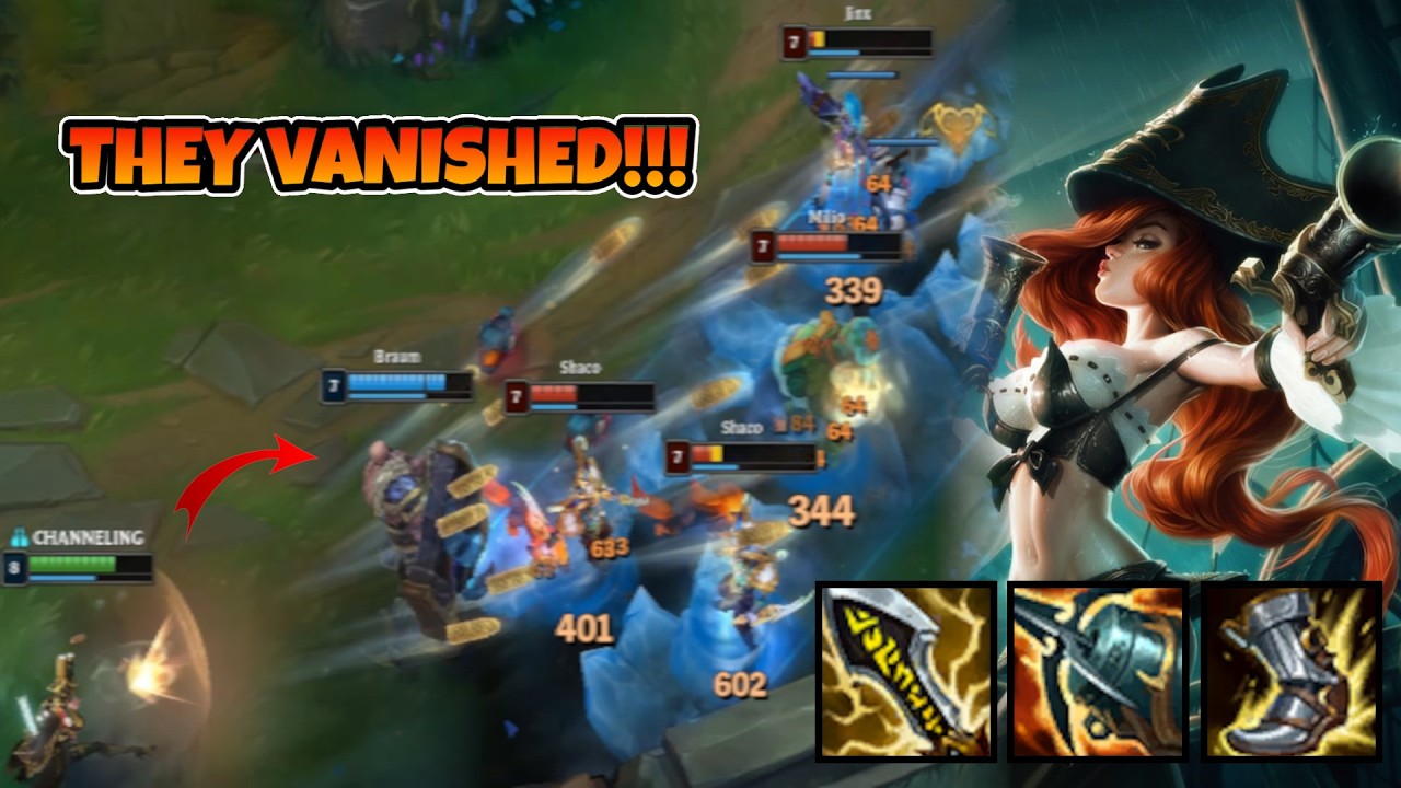 Miss Fortune but my ultimate DESTROYS EVERYONE