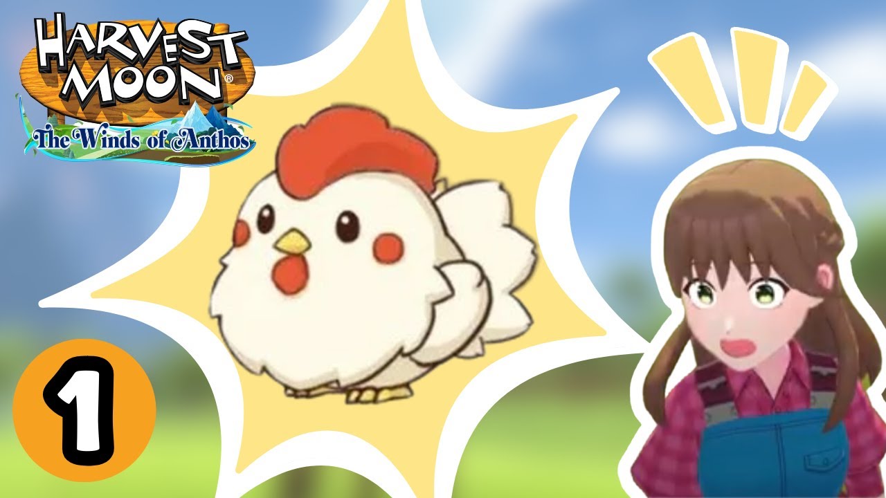 Harvest Moon: Winds of Anthos Let's Play | Part One: Chicken Ahoy!