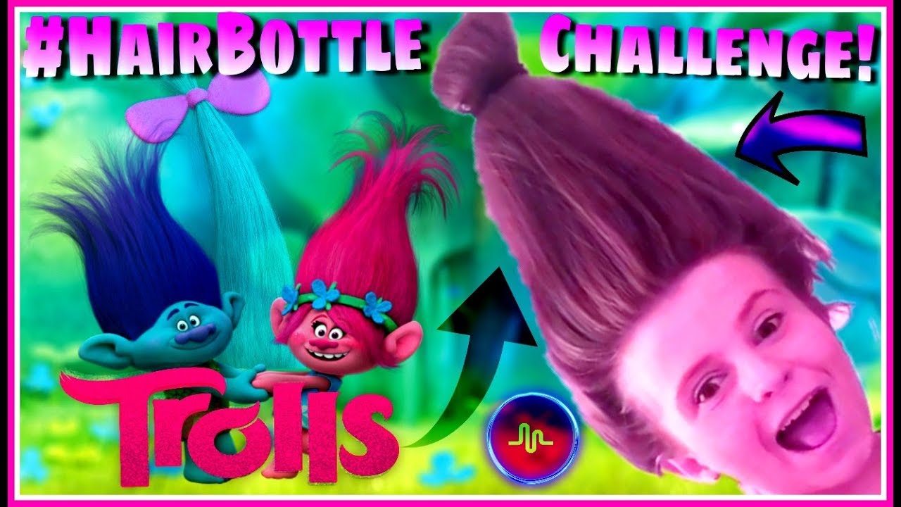 TROLLS Hair Bottle Challenge Musical.ly Compilation | Funny #HairBottleChallenge Musically