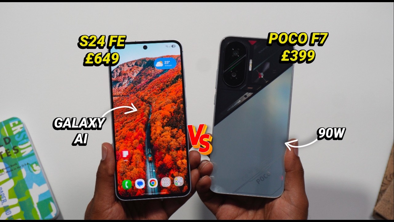 Poco F7 vs Samsung S24 FE - Flagship Value vs Flagship Features? Full Comparison Review!!