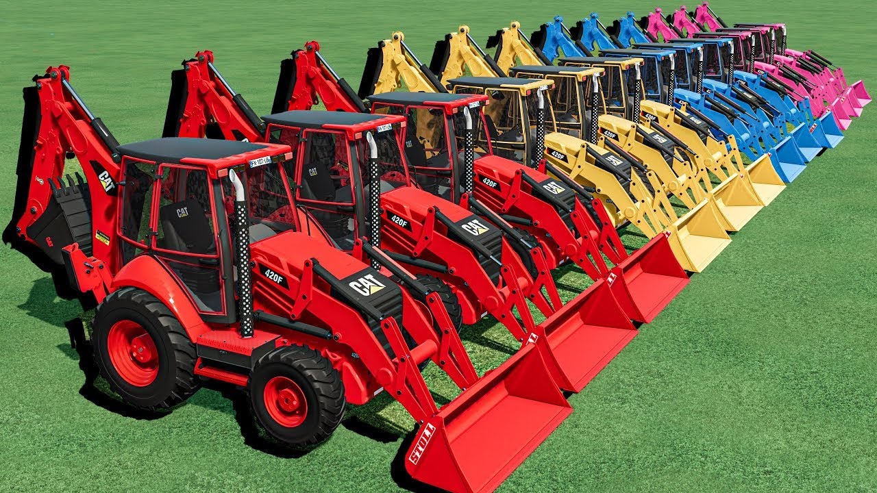 Farming Simulator 22 BIGGEST Backhoe Loader Transport Challenge