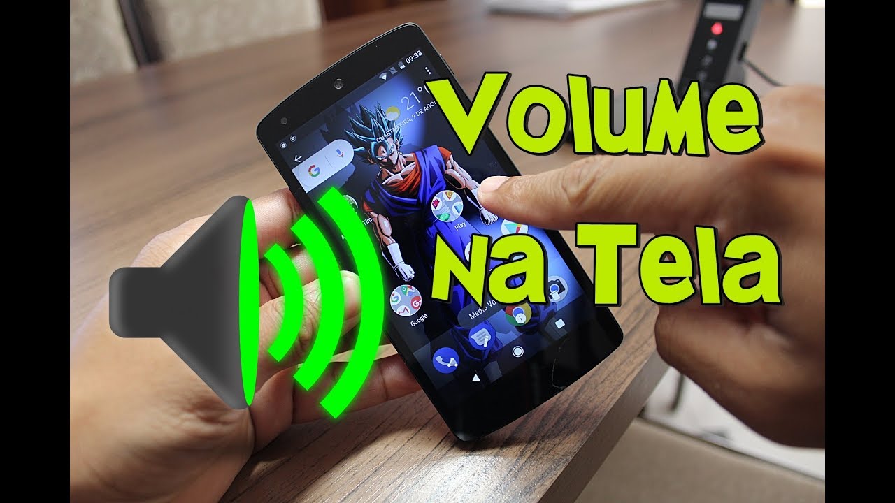 Como AUMENTAR ou DIMINUIR o VOLUME no TOUCH (TELA) do Celular Android