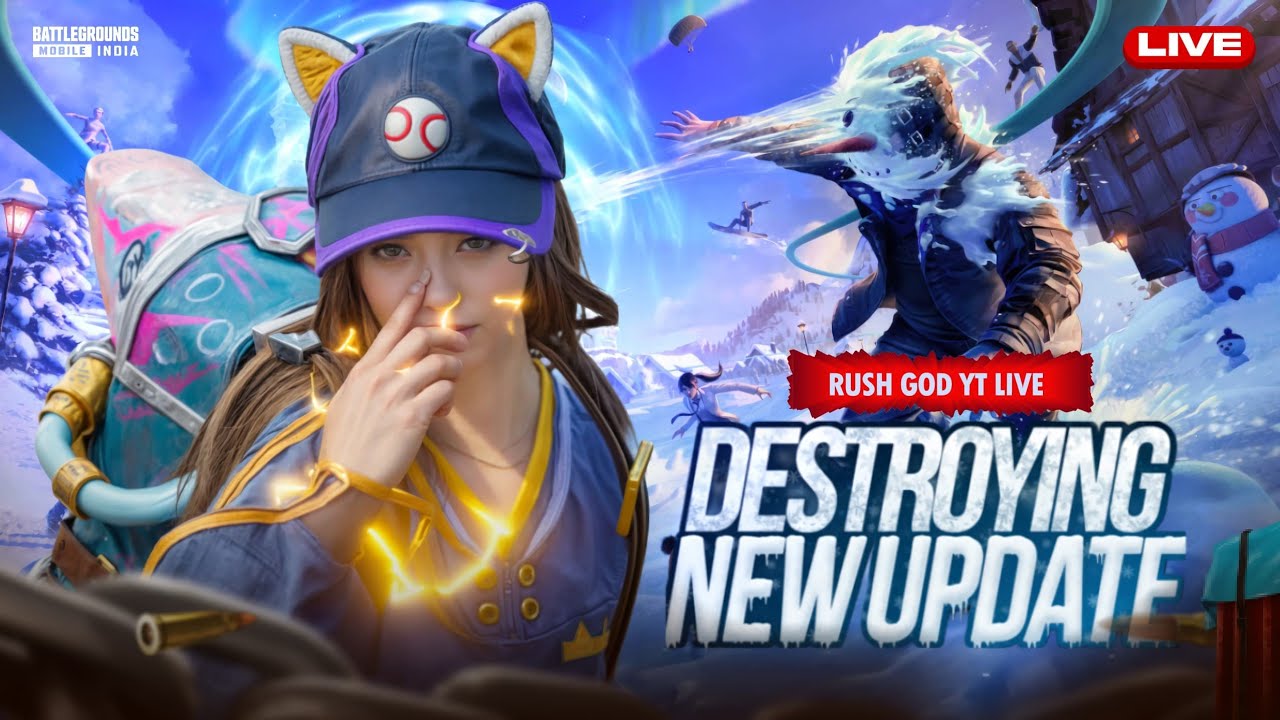 NEW UPDATE KAB AYEGA ???❤️ | ONLY RUSH 50 KILL TARGET  | RUSH GOD YT LIVE | BGMI LIVE #bgmilive