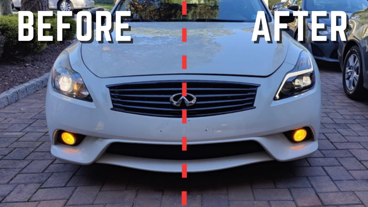 Как установить фары AKKON (eBay) на G37s! (Стоят ли они того?)
